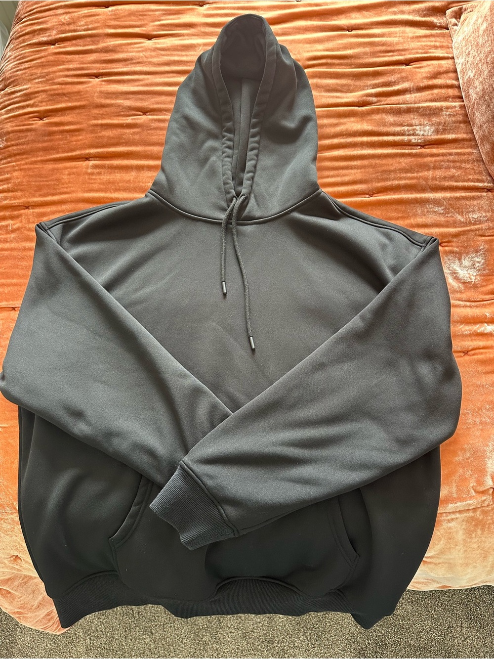 Men's Black Pullover Hoodie